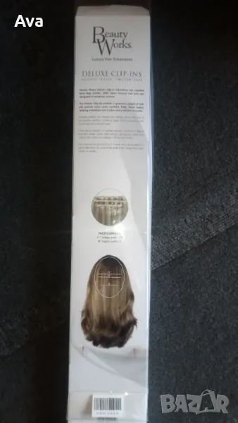 Beauty Works черни удължения за коса 16 инча , снимка 1