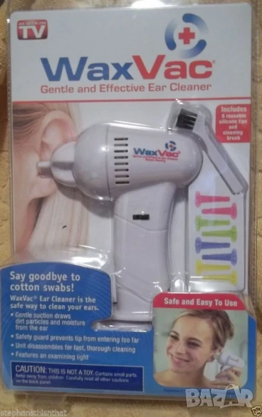 "WaxVac – Безопасно и лесно почистване на ушите у дома" , снимка 1