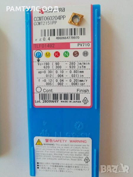 Оригинални сменяеми пластини CCMT-06 и борщанги, снимка 1