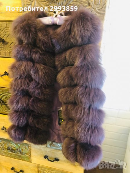 Елек лисица 70см*лилав, снимка 1