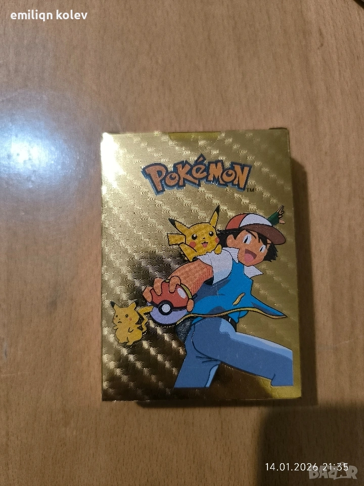 Златни Pokémon карти , снимка 1