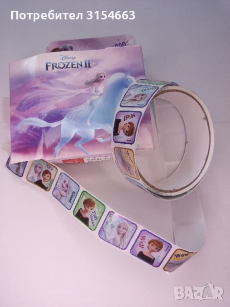 Ролка стикери Замръзналото кралство 2, 200 броя, снимка 1