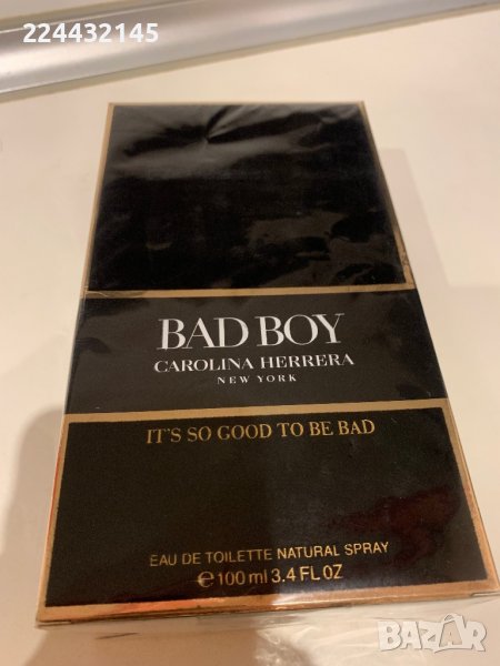 Carolina Herrera Bad Boy 100ml EDT , снимка 1