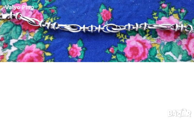 Масивна сребърна гривна, снимка 1