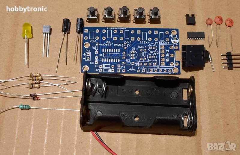 FM радиоприемник кит за сглобяване , снимка 1