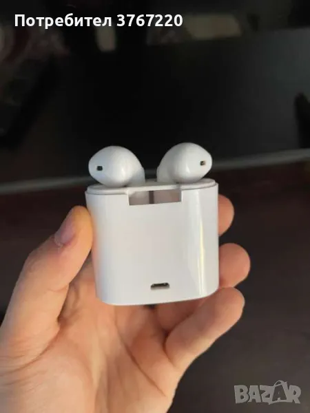 Безжични 4.2 bluetooth слушалки Blits, Бял, снимка 1