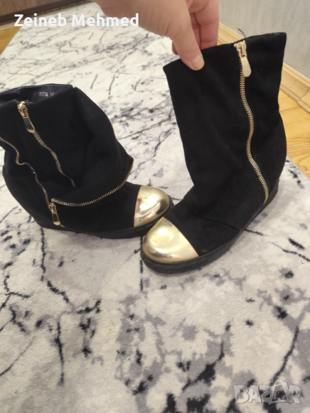 Боти велур, снимка 1