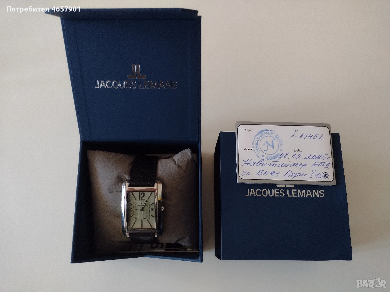 мъжки часовник jacques lemans, снимка 1