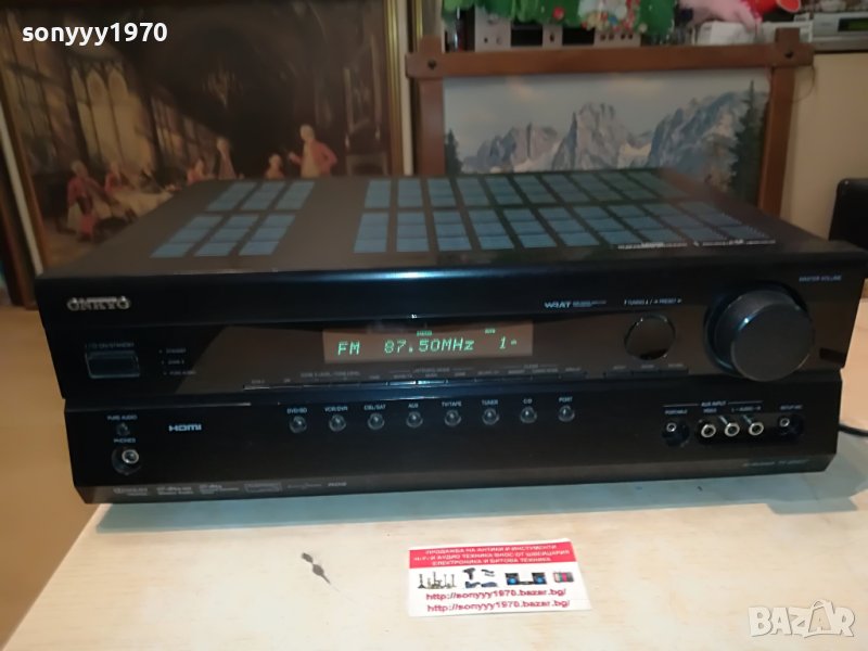 ONKYO TX-SR507 HDMI RECEIVER 0706221932, снимка 1