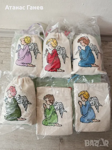 Продавам бродирани торбички и бродирани сувенири, снимка 1
