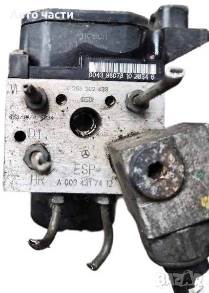 ABS модул за MERCEDES A-CLASS W168 ABS PUMP, A0034317412, 0265202435 , снимка 1