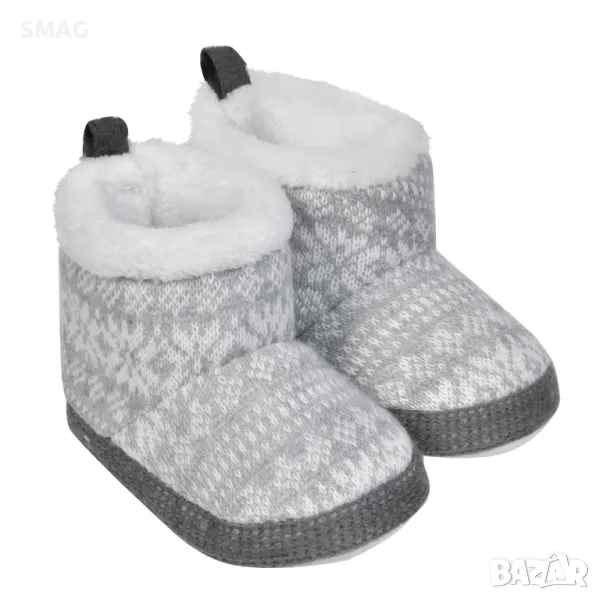 Бебешки буйки Обувки сив жакард S_1170888, снимка 1