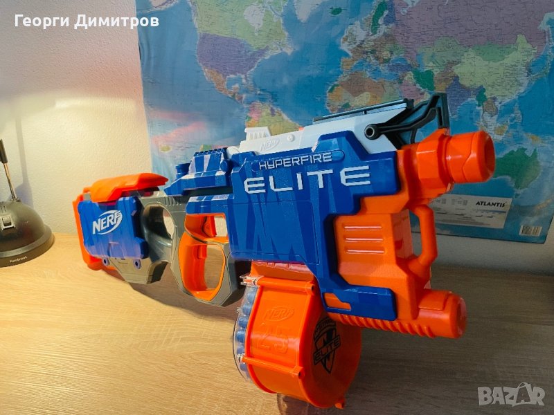 БЛАСТЕР Nerf Elite Hyperfire, снимка 1