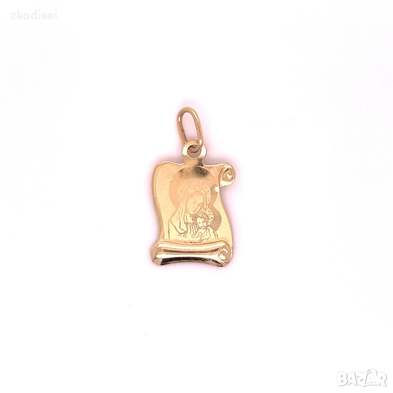 Златен медальон 0,87гр. 14кр. проба:585 модел:34638-5, снимка 1