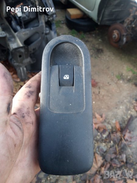 Бутон ел. стъкло предна дясна врата Renault Scenic II 2004-2009, снимка 1