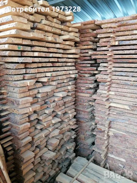 Сух дървен материал от бял бор, снимка 1