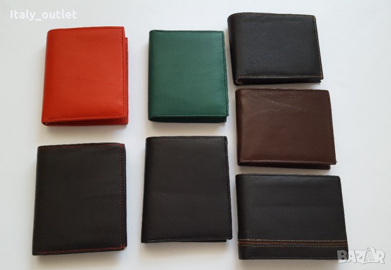 Нов портфейл естествена кожа / цветове и модели Страхотен Подарък, снимка 1