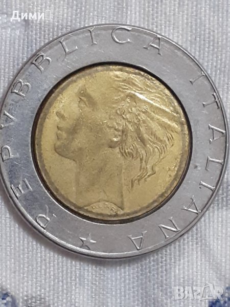 500 лири 1990 Италия, снимка 1