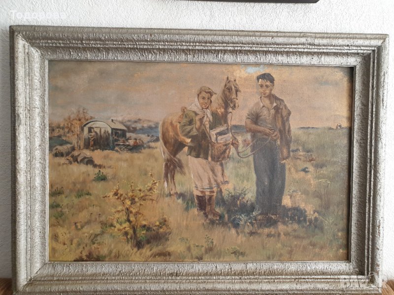 Много стара майсторска картина., снимка 1