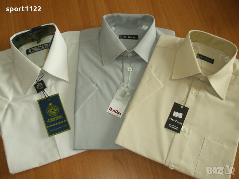 Нови/М/къс ръкав/мъжки ризи, снимка 1
