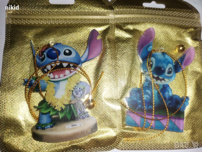 2D Акрилна Фигурка Стич подходяща за висулка играчка за елха торта фигурка и др, снимка 1