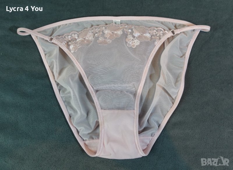 M светло-розови тюлени бикини с висока талия, снимка 1