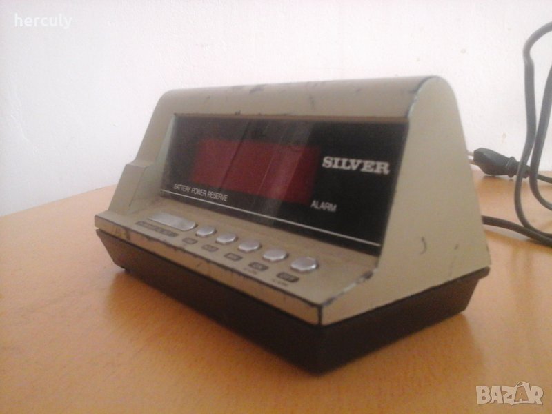 SILVER будилник часовник, снимка 1