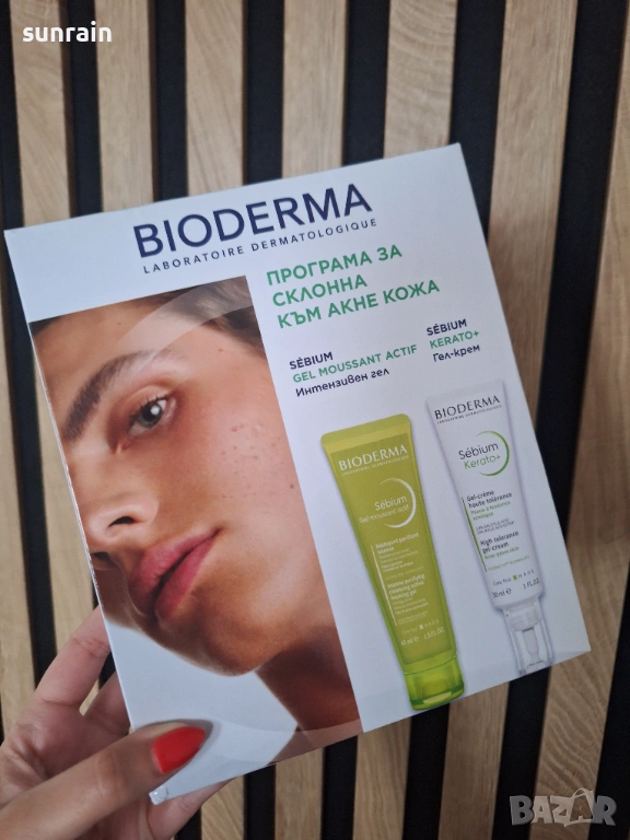 Bioderma Sébium Комплект - Измивен гел и Гел-крем, 45 + 30 ml , снимка 1