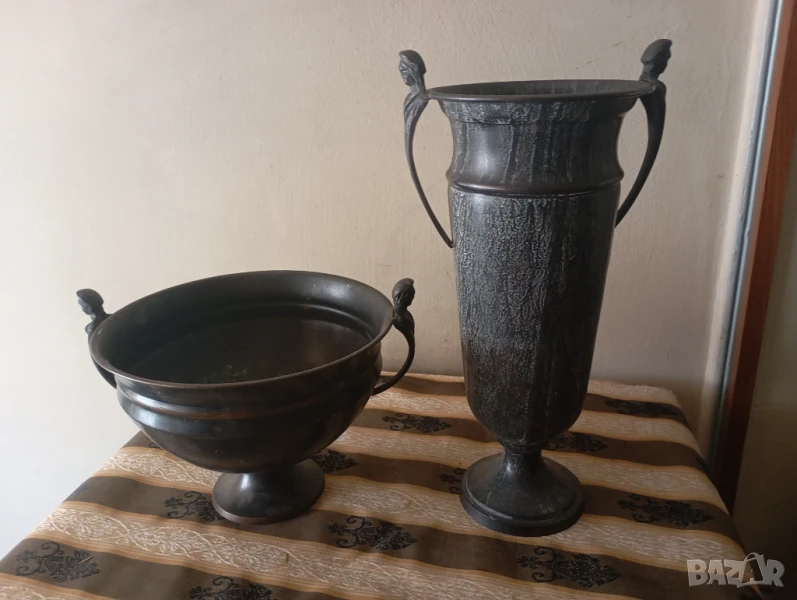 Купа и ваза в бароков стил, снимка 1