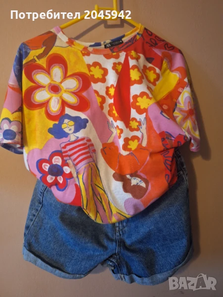 Дамска тениска ZARA, снимка 1