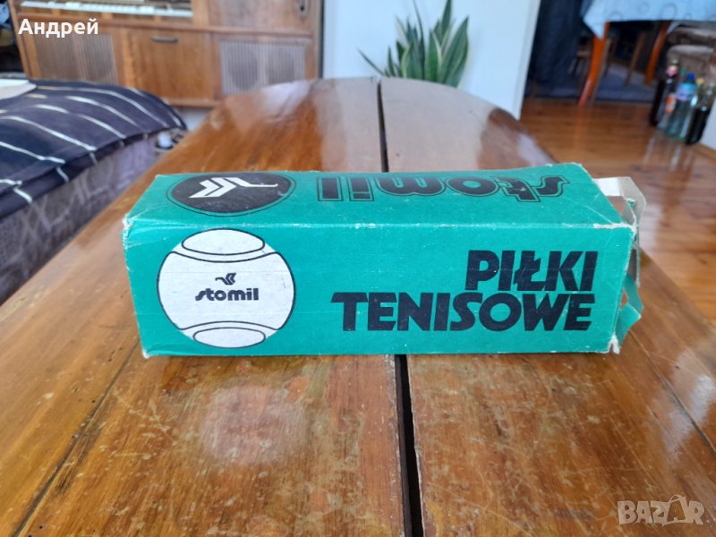 Стари топки за тенис на корт Stomil, снимка 1