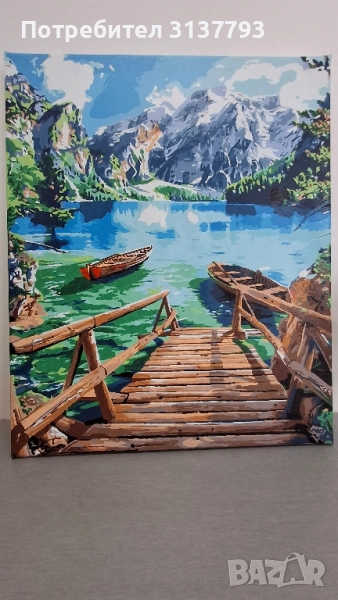 Ръчно рисувани картини по номера. Размер 40/50, снимка 1