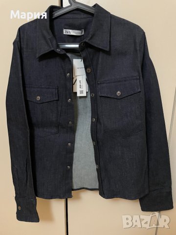 Нова дънкова риза ZARA, снимка 2 - Ризи - 37222567