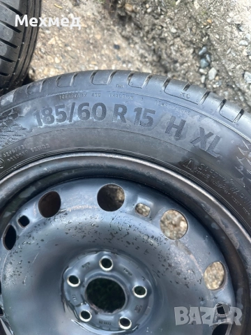 Гуми с джанти -5Х100,ЕТ-43,2броя за Skoda Roomster, снимка 2 - Гуми и джанти - 51445602