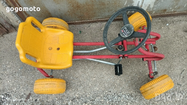 Картинг РЕТРО, детска количка, АРТ детска кола с педали, бъги , снимка 7 - Коли, камиони, мотори, писти - 52215383