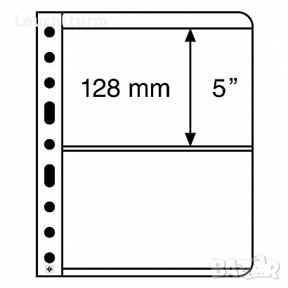 листове за банкноти от системата VARIO на Leuchtturm -черни, снимка 3 - Нумизматика и бонистика - 36665400