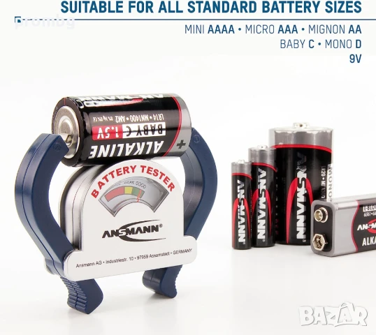 универсален тестер за батерии ANSMANN Германия