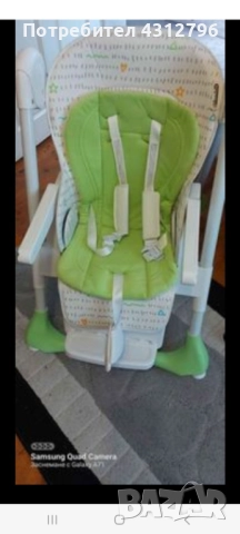 Използвано 2,3 пъти 3позиции на височина става и в легнало положение, снимка 4 - Столчета за хранене - 52677715