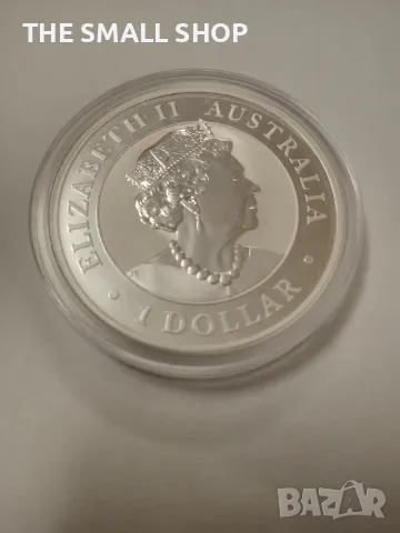 1 долар 2023 Австралия Кукабура 1 oz сребро, снимка 2 - Нумизматика и бонистика - 44659609