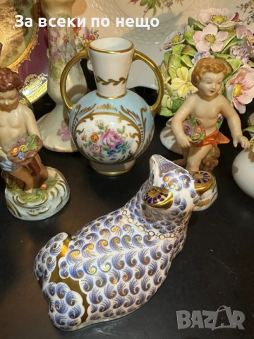 A Royal Crown Derby England  paperweight modelled as a ram/  Circa 1988 Код P1643, снимка 3 - Декорация за дома - 52932793