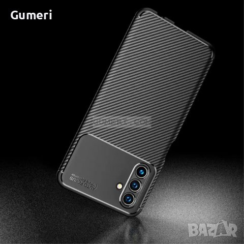 Samsung Galaxy A04s Противоударен Силиконов гръб Със Защита за Камерата - Карбон, снимка 5 - Калъфи, кейсове - 38579145