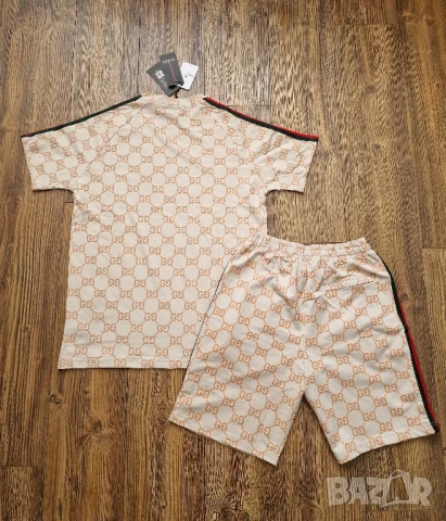 Мъжка екип къси панталони и тениска GUCCI
Размери М, L , XL , 2XL , снимка 6 - Спортни дрехи, екипи - 50661099