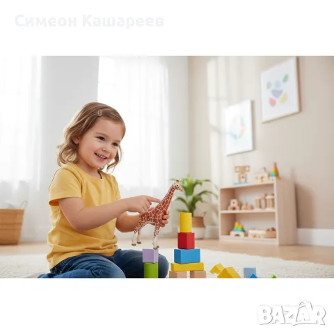 Реалистична фигурка Жираф Schleich, снимка 2 - Фигурки - 56417626