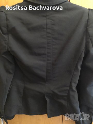 Черно сако Zara, S размер, снимка 7 - Сака - 30300883