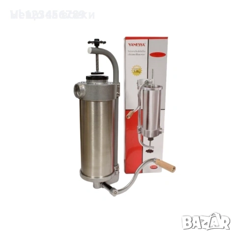 Вертикална пълначка за месо, кайма, наденици, луканки 3 кг