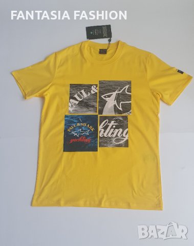 Мъжки  Тениски Paul & Shark, снимка 4 - Тениски - 34965685