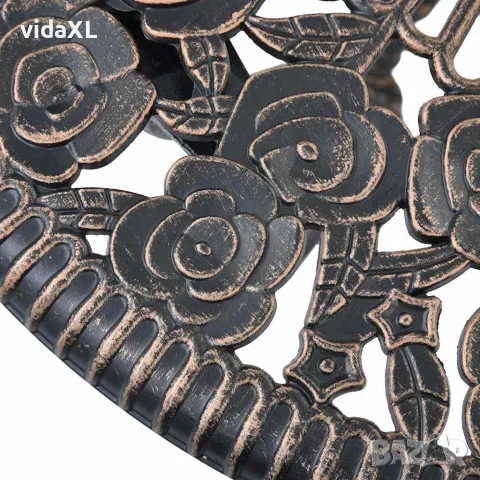 vidaXL Бистро комплект, 3 части, лят алуминий, снимка 4 - Градински мебели, декорация  - 56147661