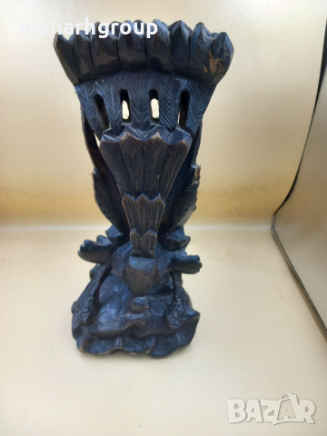 Дървена статуетка, снимка 3 - Статуетки - 44556321