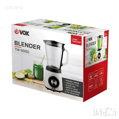 Блендер VOX TM9000, 500W, 1.5 литра, снимка 2 - Блендери - 52595653