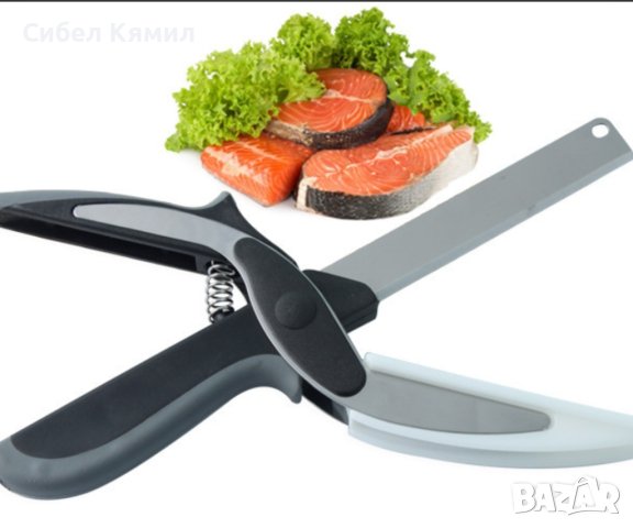 Ножица 2 в 1 за зеленчуци и месо Clever Cutter / Това е ножица и дъска в едно., снимка 3 - Други услуги - 42280245